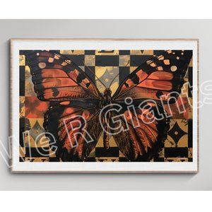 Butterfly Art Print 17x11 by Denardai